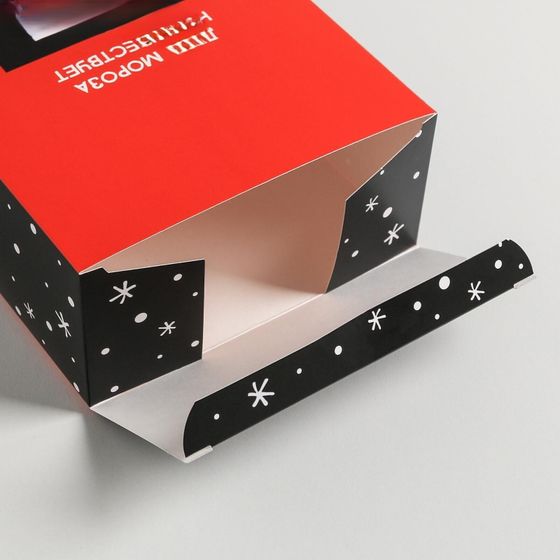 !09 Набор 2 штуки, дизайн новогодний микс:Коробка подарочная складная «С НГ», 16 х 23 х 7. + Коробка подарочная складная «Держись», 16 × 23 × 7.5 см. 5 см.