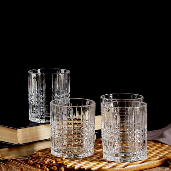 Набор из 4-х крутяшихся стаканов для виски SPIN N&#39;SWIRL 285мл