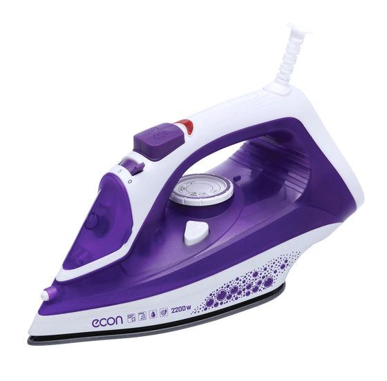 Утюг Econ ECO-BI2201 2200Вт белый/фиолетовый