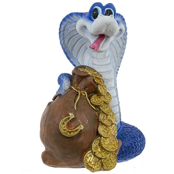 Копилка &quot;Змея&quot;, L10 W7 H12 см, 3в.