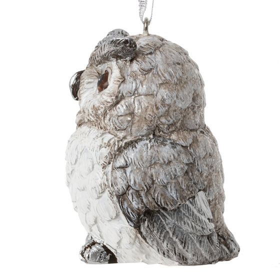 Фигурка декоративная подвесная &quot;Сова&quot;, L7 W7 H8,5 см