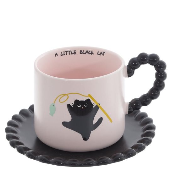 Кружка с блюдцем, 320 мл, L16 W15 H9 см, 3в.