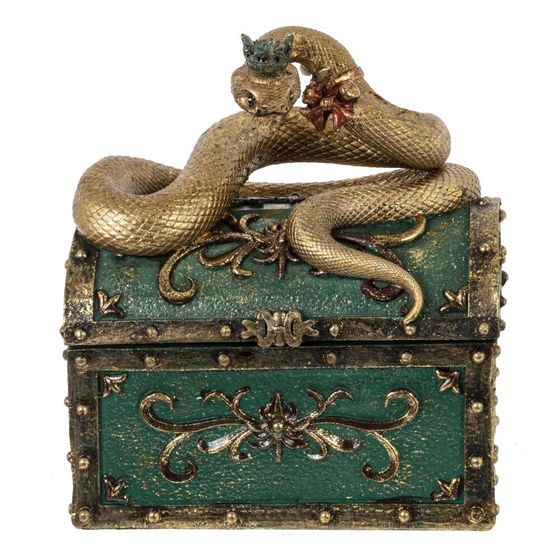 Шкатулка &quot;Змея&quot;, L14 W9 H17 см