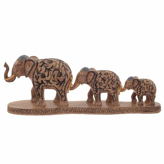 Фигурка декоративная &quot;Слоны&quot;, Д45 Ш9,5 В16,5 см