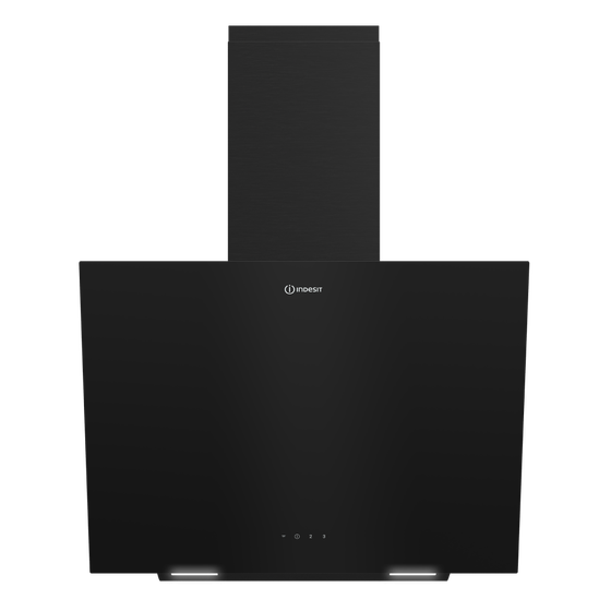 Вытяжка наклонная Indesit INHV 6FLM BL Черный