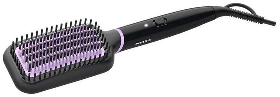 Расческа-выпрямитель Philips BHH880/00 52Вт черный/фиолетовый макс.темп.:200С