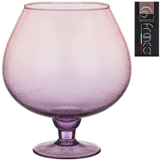 ВАЗА NAPOLION &quot;VIOLET PINK DROPS&quot; ВЫСОТА 26СМ