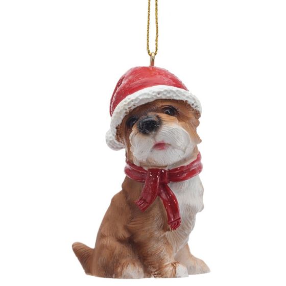 Фигурка декоративная подвесная "Собачка", L3,5 W5 H7 см, 2в.