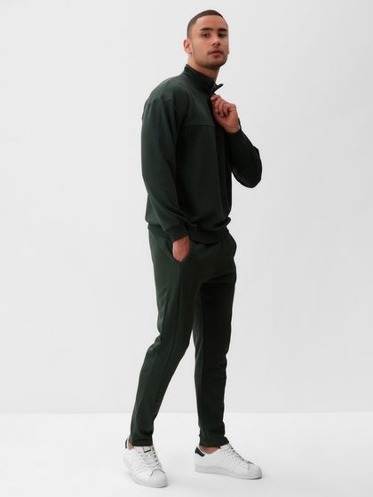 Джемпер мужской MINAKU: Casual Collection MAN цвет хаки, р-р 50