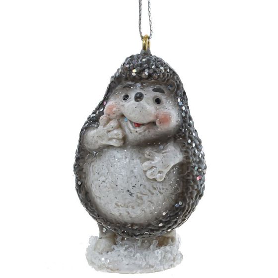 Фигурка декоративная подвесная &quot;Ёжик&quot;, L4 W3 H5 см, 2в.