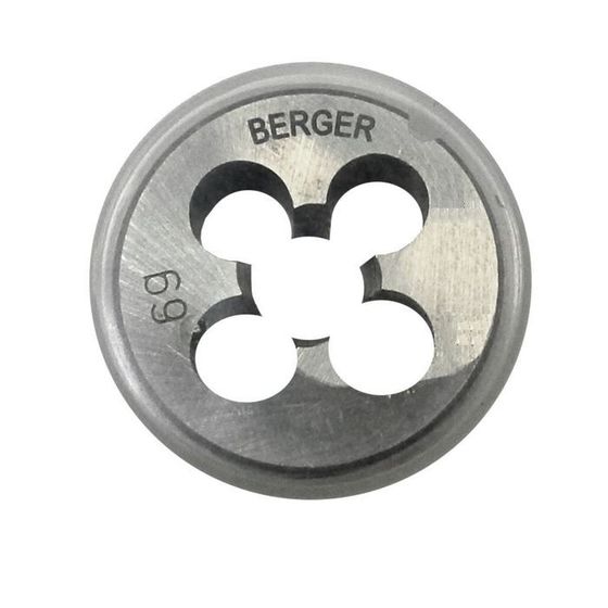 Плашка метрическая BERGER, М8х1,25 мм