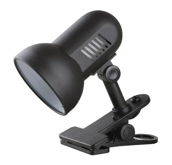Лампа настольная Camelion H-035 С02 (7197) 40Вт E27 на прищепке черный