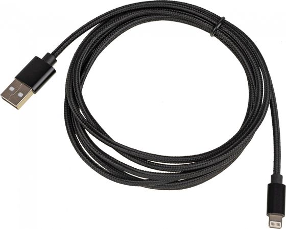 Кабель USB (m)-Lightning (m) 2м черный