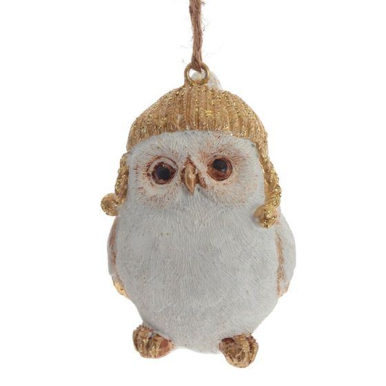 Изделие декоративное подвесное &quot;Сова&quot;, L5 W5 H7 см, 2в.