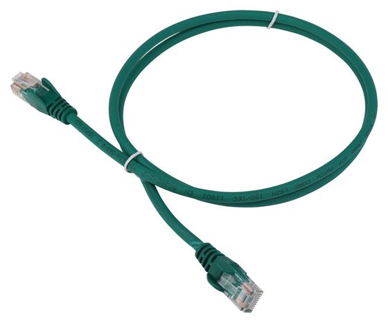 Патч-корд Lanmaster UTP cat.5E 5м зеленый вилка RJ-45 - вилка RJ-45 (LAN-PC45/U5E-5.0-GN)