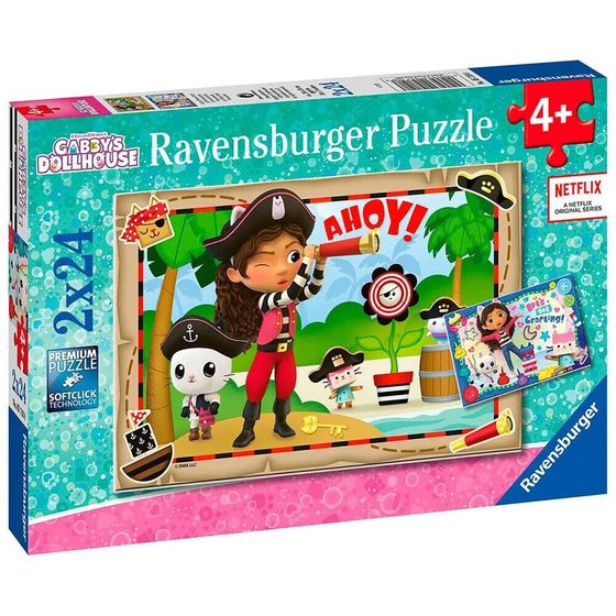 RAVENSBURGER Puzzle 2X24 Pieces The House Of Gabby