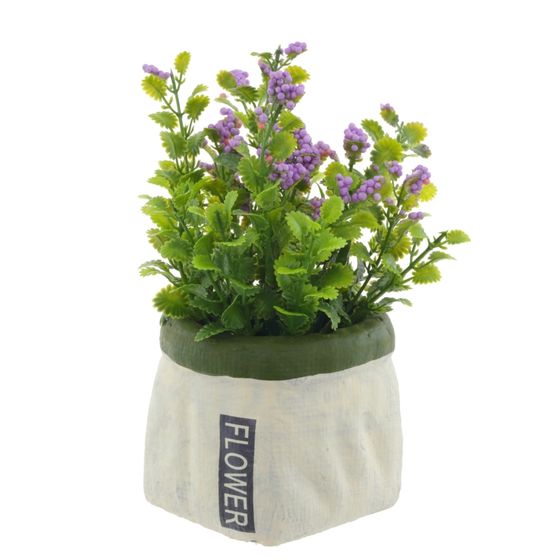 Цветочная композиция, L13,5 W13 H15,5 см, 1 штука, дизайн микс