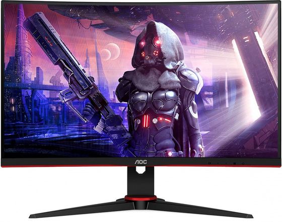 Монитор 23.6&quot; AOC Gaming C24G2AE/BK черный VA 1920x1080 165Гц