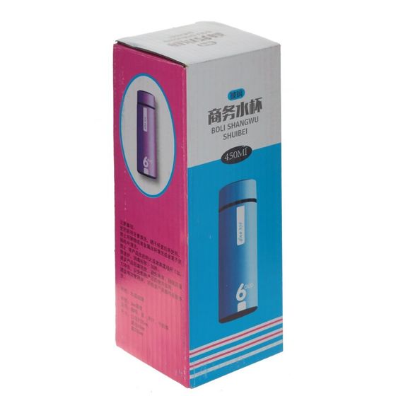 Бутылка, 450 мл, L6,5 W6,5 H19 см, дизайн микс