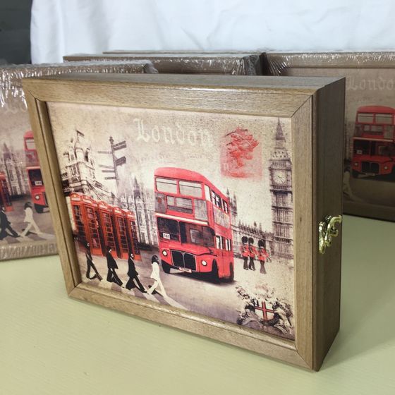 !09 КЛЮЧНИЦА НАСТЕННАЯ &quot;LONDON&quot;, 29 X 22 X 7 СМ