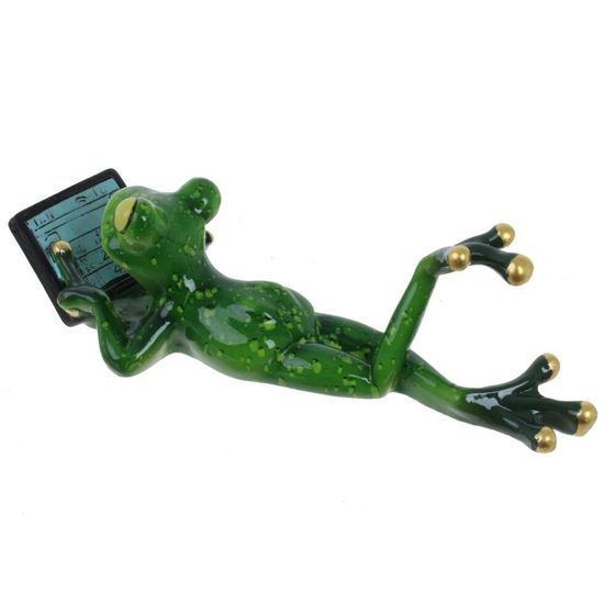Фигурка декоративная &quot;Лягушка&quot;, Д18 Ш5 В6 см