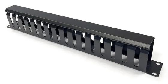 Кабельный органайзер Горизонтальный Hyperline CM-1U-ML16-COV односторонний пальцы 1U шир.:19&quot; глуб.:67мм