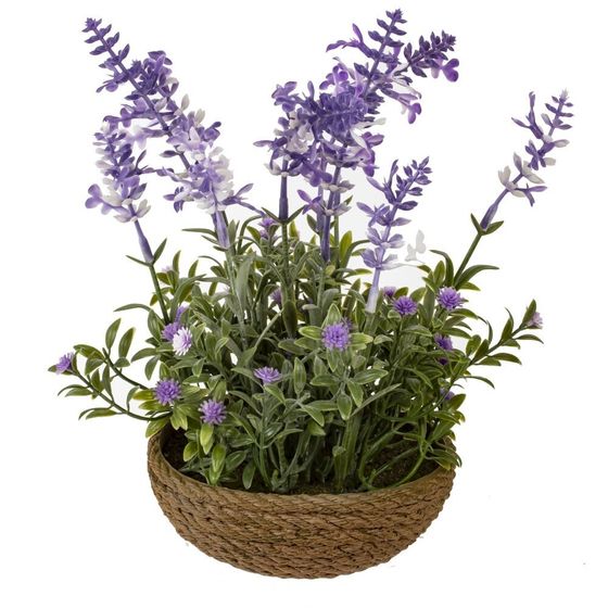 Цветочная композиция &quot;Лаванда&quot;, L16 W15 H22 см