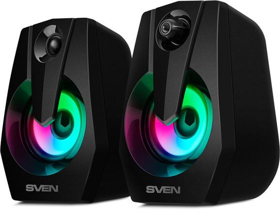 Колонки 2.0 Sven 370 6Вт черный