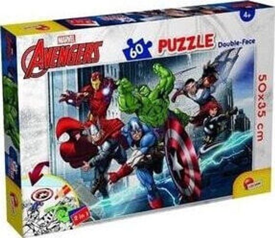 Lisciani LISCIANI MARVEL PUZZLE DF PLUS 60 AVENGERS.