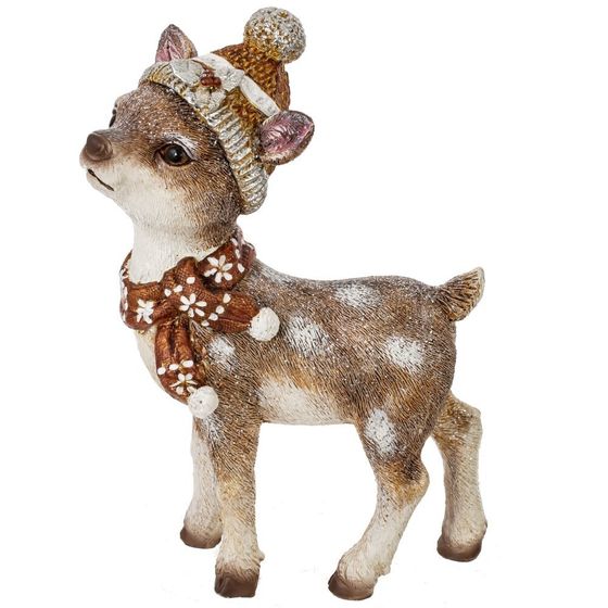 Фигурка декоративная "Олень", L13 W6 H18 см, 2в.