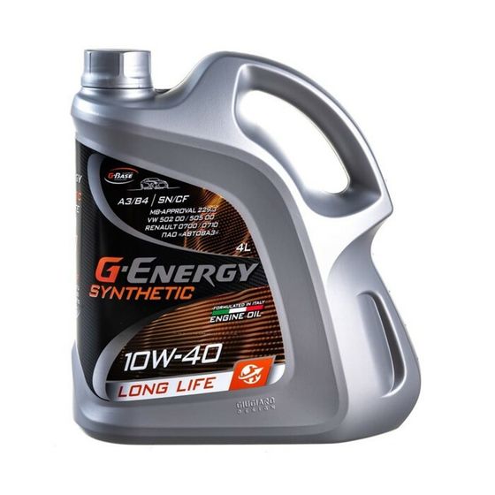 Масло моторное G-Energy Synthetic Long Life 10W-40, 4 л