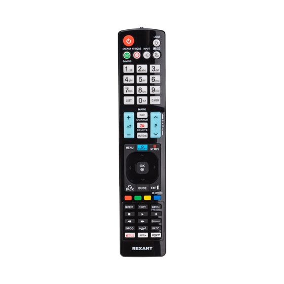 Универсальный пульт Rexant ST-03 для телевизора LG с функцией SMARTTV черный (38-0002)