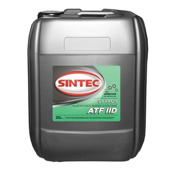 Масло трансмиссионное Sintec ATF II D Dexron, 20 л