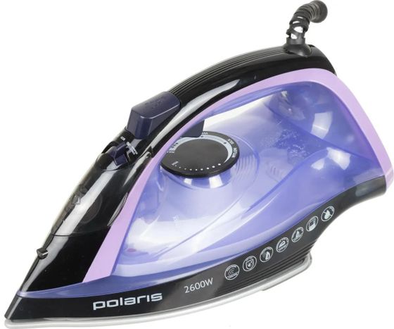 Утюг Polaris PIR 2668AK 2600Вт черный/фиолетовый