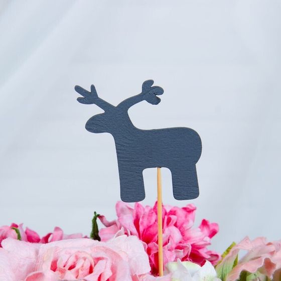 !09 Набор из 5-ти топперов - Топпер меловой &quot;Олень&quot;