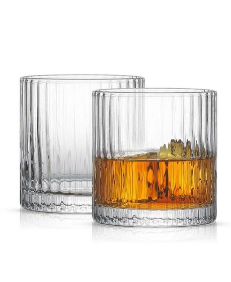 Elle Fluted Double Old Fashioned Glasses, Set of 2