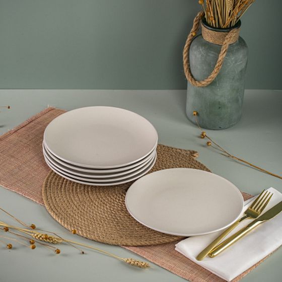 Тарелка обеденная SCANDY MILK 24см