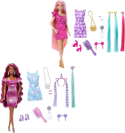 Lalka Barbie Mattel BRB TOTALLY HAIR LALKA MIX SER2 HKT95 WB6