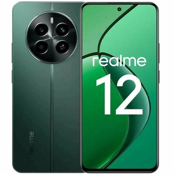 Смартфон Realme 12 8/256Gb зеленый малахит (RMX3871/631011002500/631002001837)