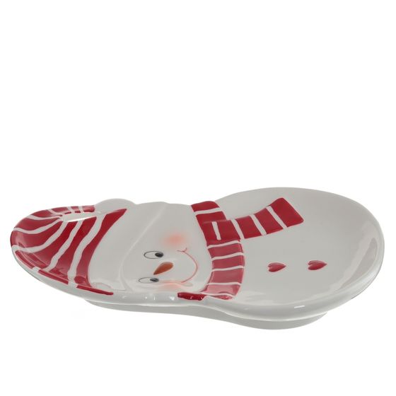 Тарелка &quot;Снеговик&quot;, L17 W23 H2,5 см