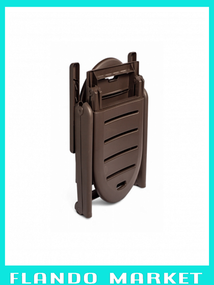 Шезлонг CAIMAN коричневый складной