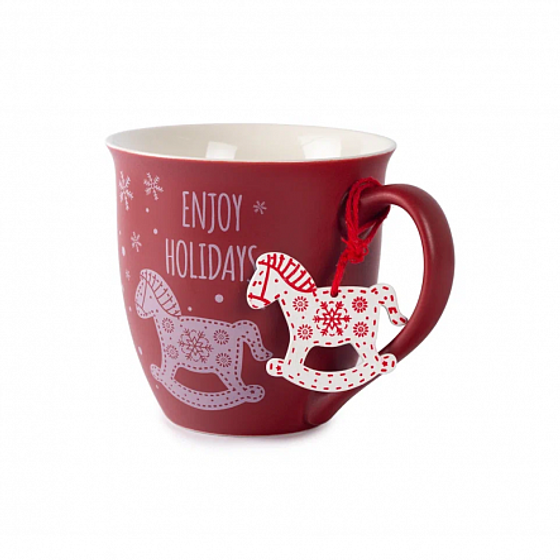 Кружка WINTER MUG 600мл с подвеской