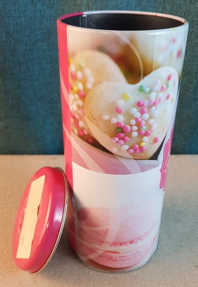 !09 Банка для сыпучих 200 мл (набор 3 штуки) розовые (7x7x18)