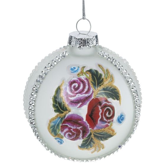 Набор из 12шт Украшение новогоднее "Шар", D 8 см, L34 W25 H9 см