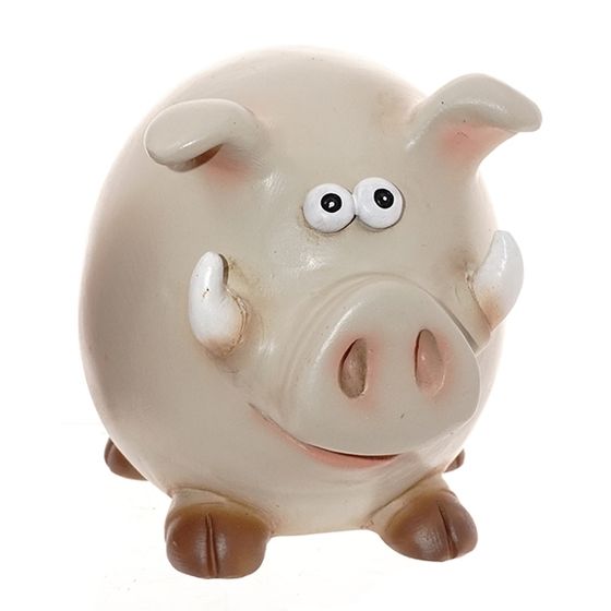 Фигурка декоративная &quot;Свинка&quot;, Д10,5 Ш7 В8см, 3в