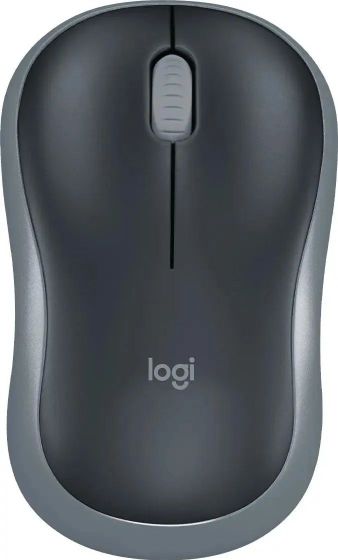 Мышь Logitech M185 серый/черный оптическая беспров. (1000dpi) (910-002235)