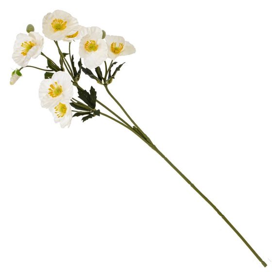 Цветок искусственный &quot;Мак&quot;, L17 W15 H64 см