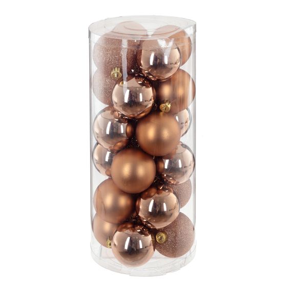 Набор из 24шт Украшение новогоднее "Шар", D 6 см, L14W14 H31см