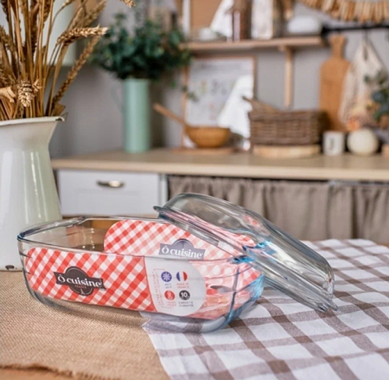 Утятница прямоугольная крышка O CUISINE 4.5л