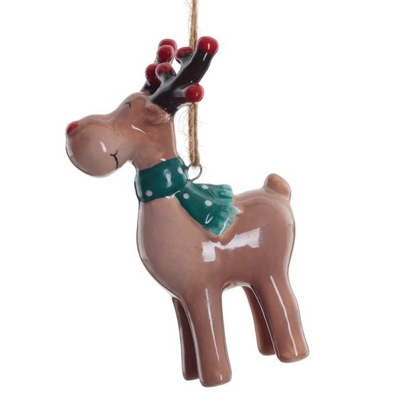 Украшение новогоднее &quot;Олень&quot;, L5,5 W4 H8 см, 2в.